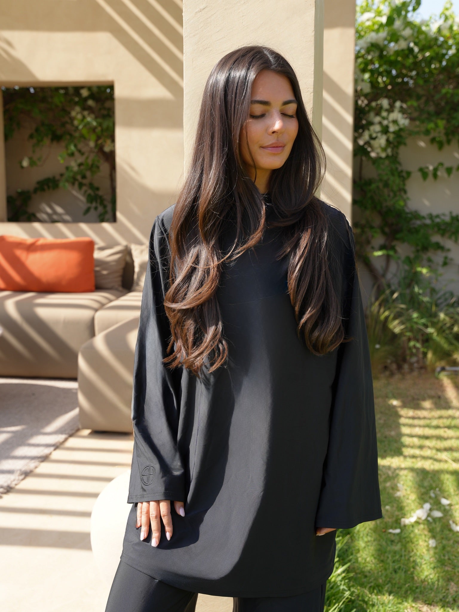 BURKINI DRAPE - NOIR
