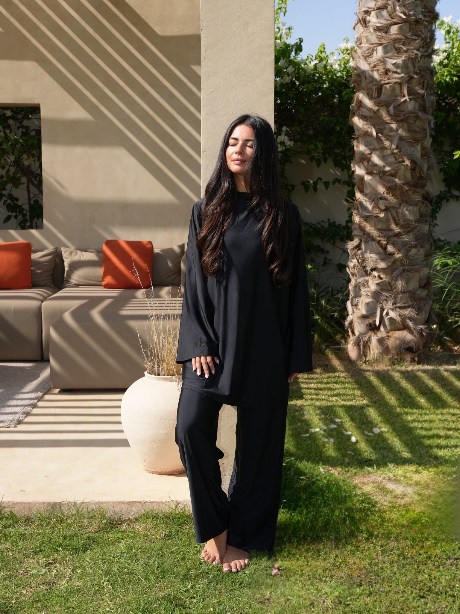 BURKINI DRAPE - NOIR